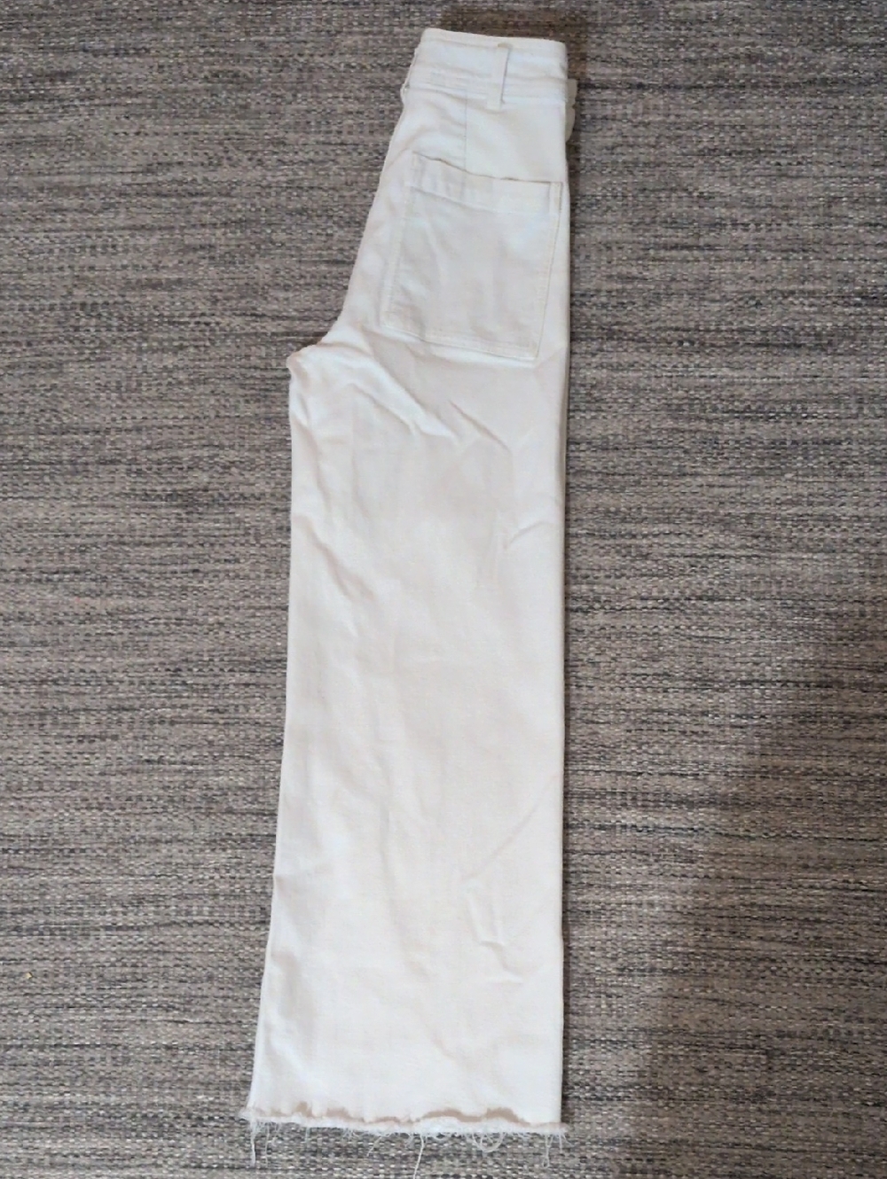 Zara High Waisted White Wide Leg Flared Jeans 24 - 2 - XS